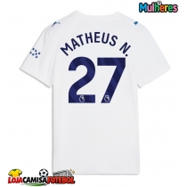 Camisa de Futebol Manchester City Matheus Nunes #27 Equipamento Alternativo Mulheres 2026-27 Manga Curta